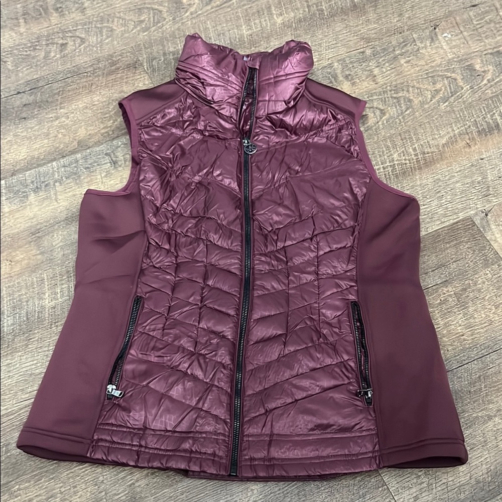 Stylish Purple Quilted Vest